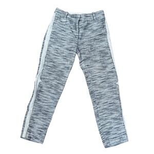 3 1 Phillip Lim Textured Side Stripe Tuxedo Trousers Pants Navy White Size 4